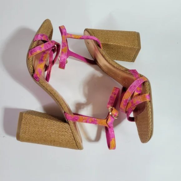 Ted Baker kasiras woven block heeled sandals nwt 9 - Picture 6 of 8